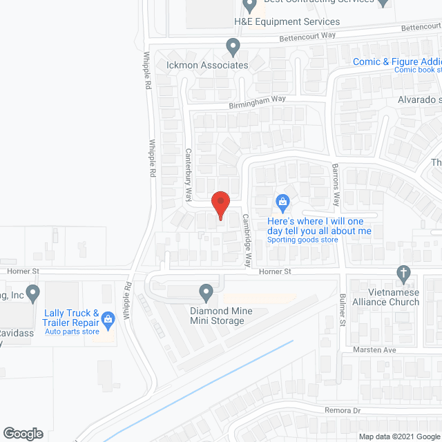 Roma's Comfort Care in google map