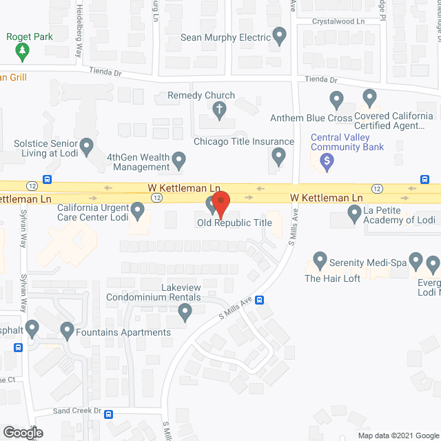 Park Kingsburg Senior Apartments in google map