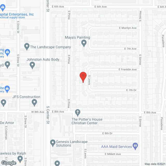 Living Legacy Senior Care in google map