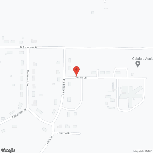 Oakdale Assisted Living in google map