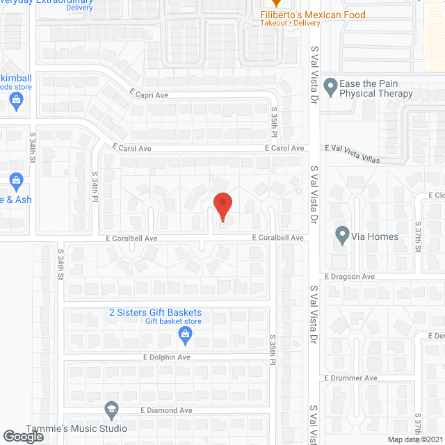 Arizona United Care Home in google map