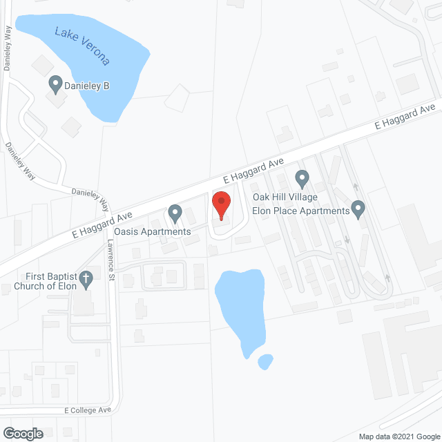 Elon Village Home in google map