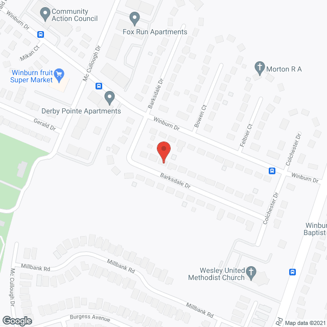 Adams Family Care Home in google map