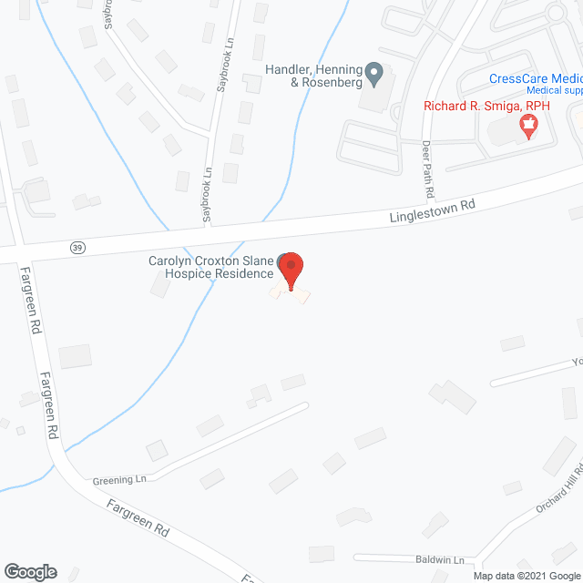 The Carolyn Croxton Slane Residence Hospice in google map