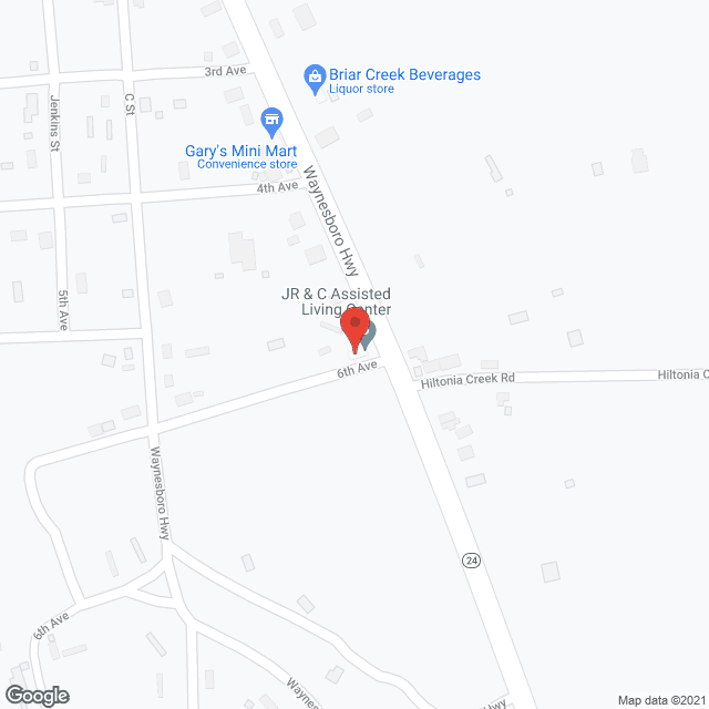 JR and C ASSISTED LIVING CENTER in google map