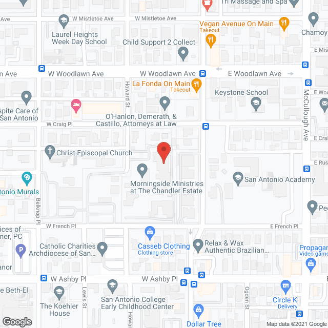 Chandler Assisted Living in google map