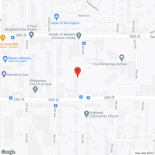 Tulip Assisted Living in google map