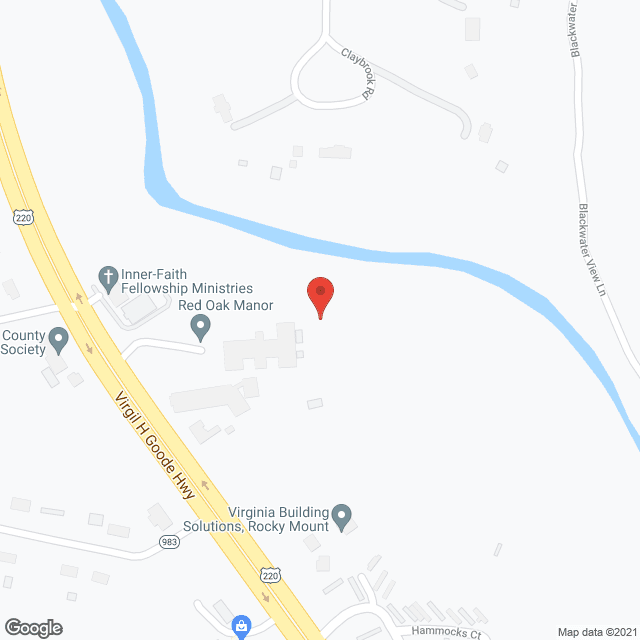 Red Oak Manor in google map