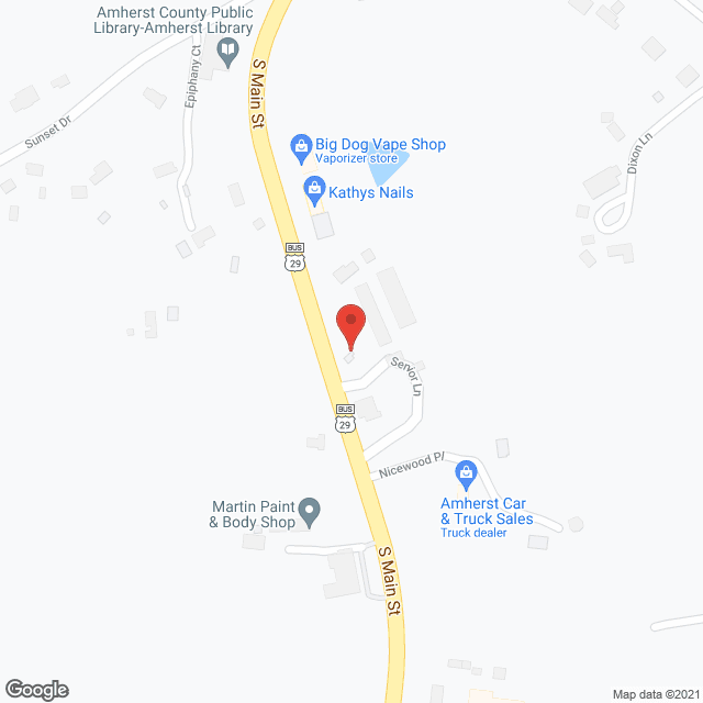 Johnson Senior Center, Inc. in google map