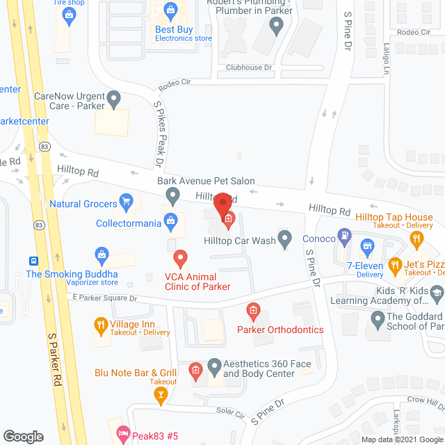 Harris Home Health in google map