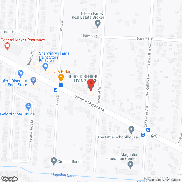 Ethel's Manor Inc. - Algiers in google map