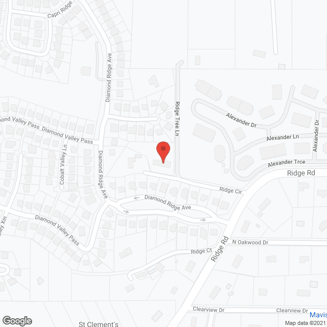 Ridgecrest in google map