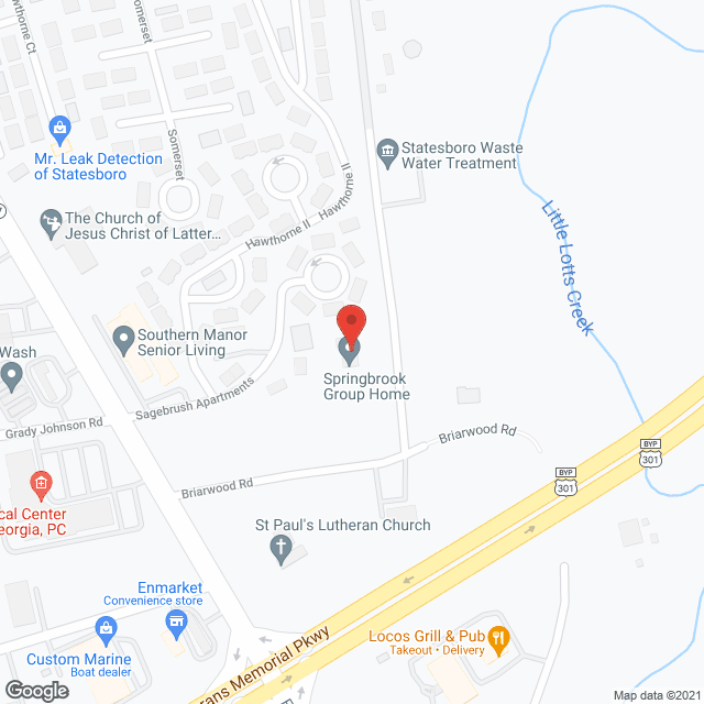 SPRINGBROOK PERSONAL CARE HOME in google map