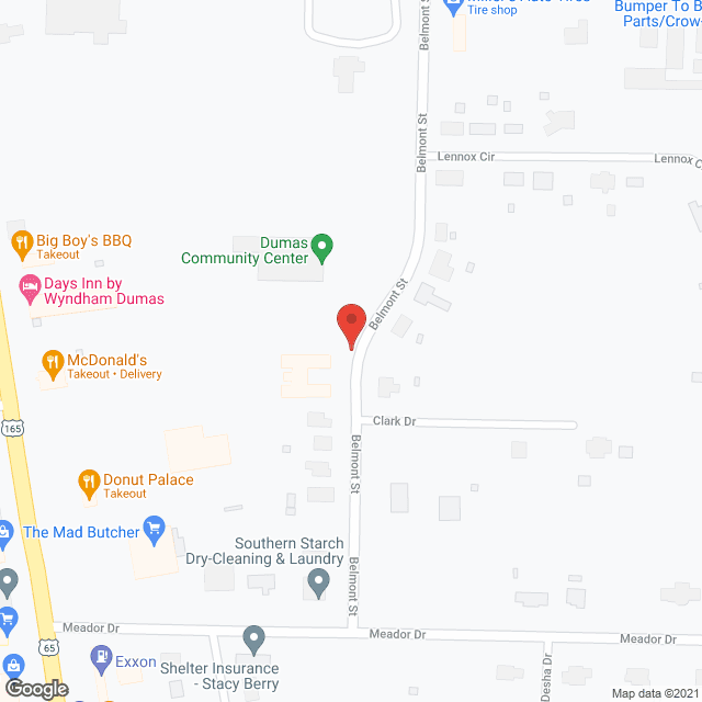 Dumas Residential Care LLC in google map