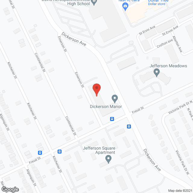 Dickerson Manor Senior Apartments in google map
