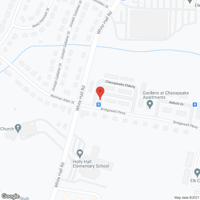 Chesapeake Apartments in google map