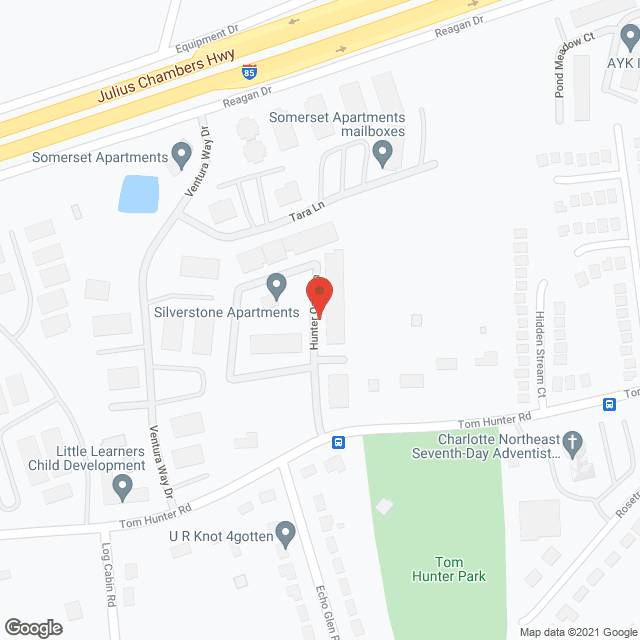 Silverstone Apartments in google map