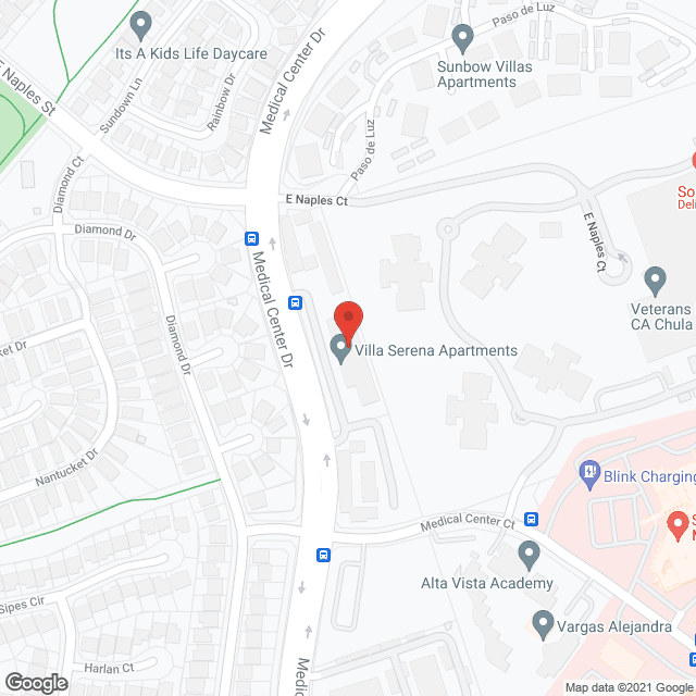 Villa Serena in google map