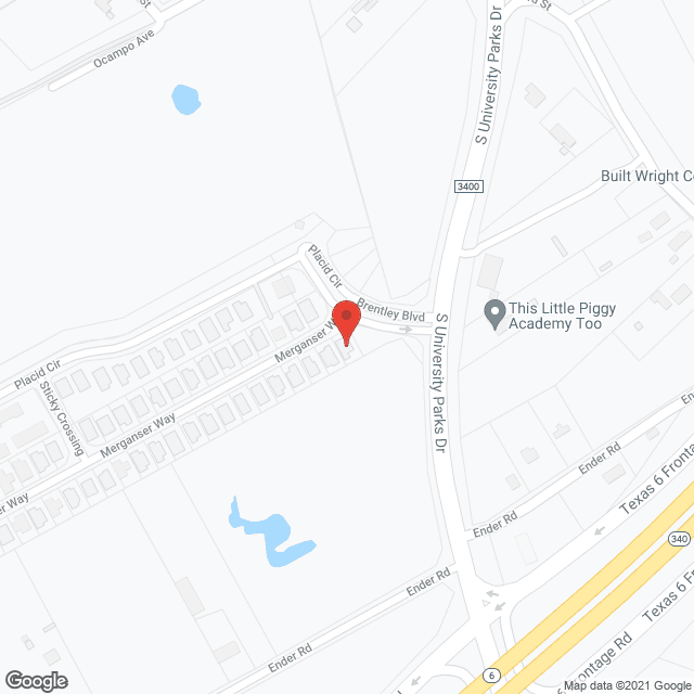 The Overlook in google map