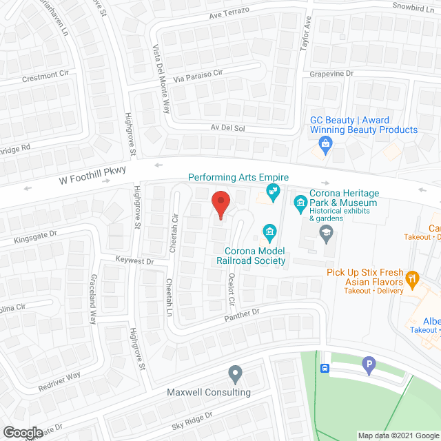 Mountain Gate in google map