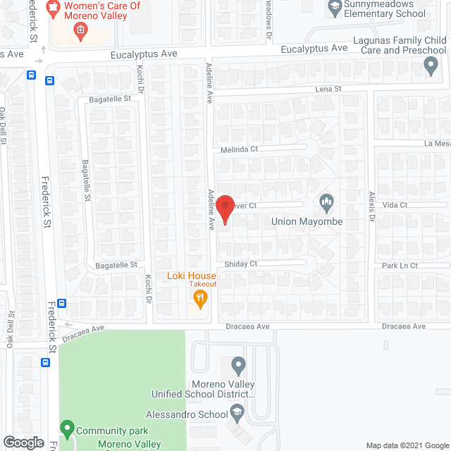 Denver Court Home in google map