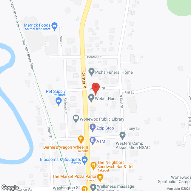 Weber Haus in google map