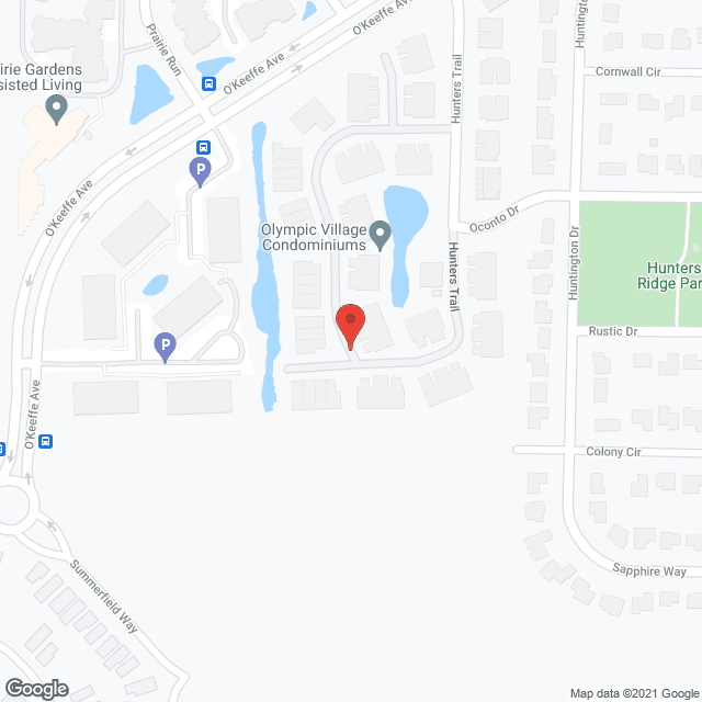 Olympic Village in google map
