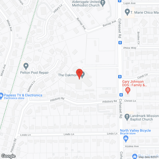 The Oakmont in google map