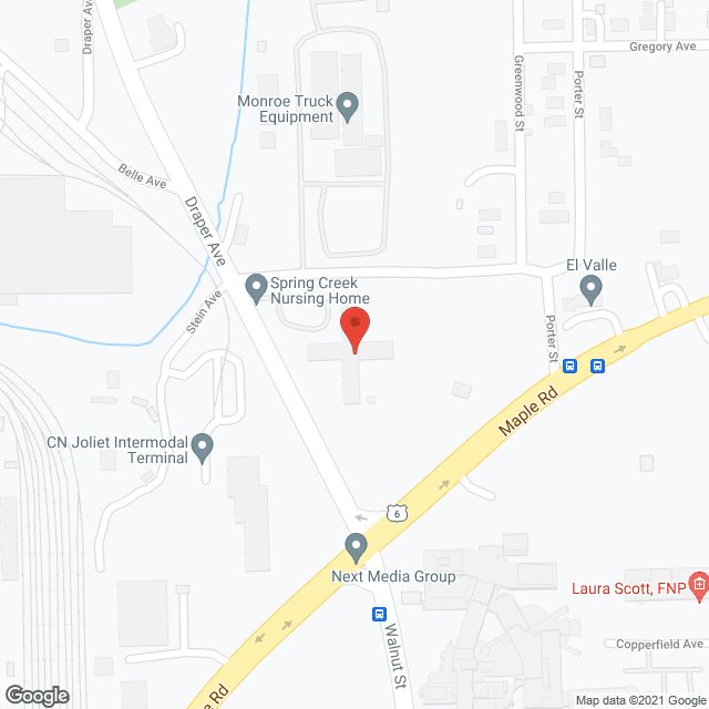 Hillcrest Nursing & Rehab Center in google map