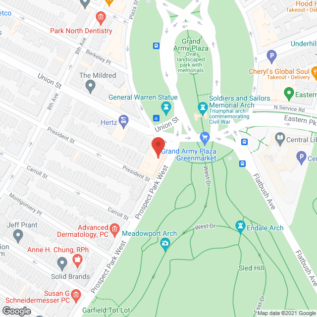 Prospect Park Home Health Agency in google map