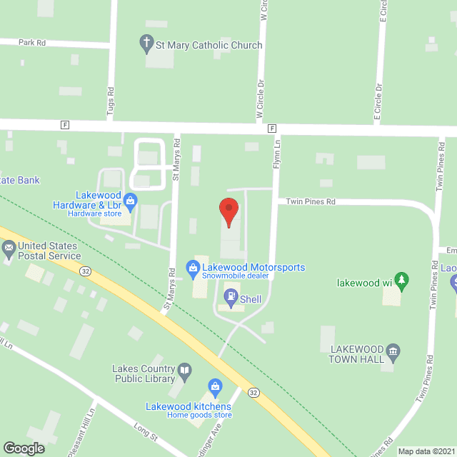 Lakewood Assisted Living in google map