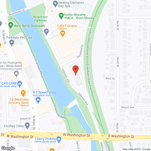 Rivershores Regency in google map