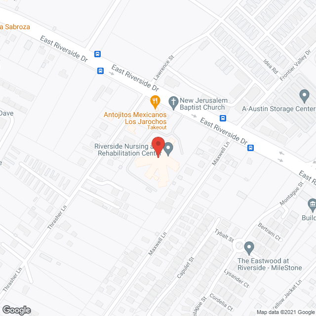 Riverside Rehabilitation & Healthcare Center in google map