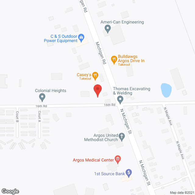Argos Garden Court in google map