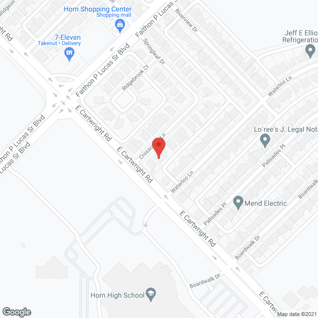 Notice Care Homes in google map