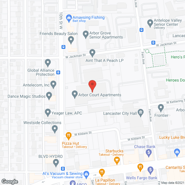 Arbor Court in google map