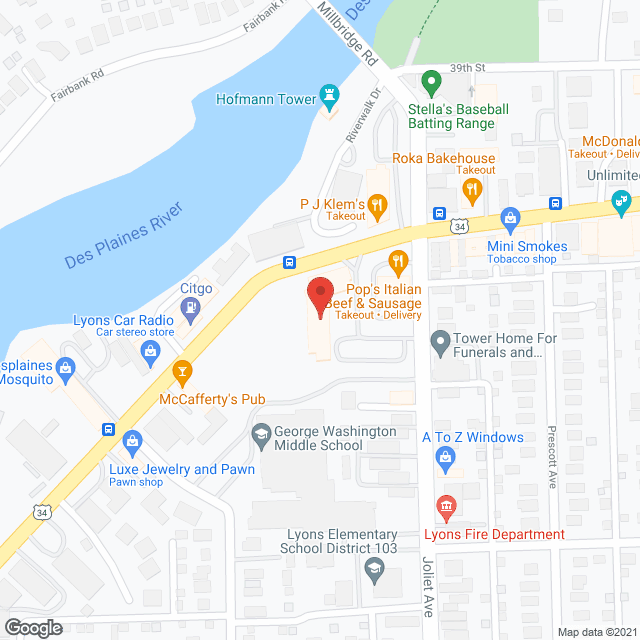 Riverwalk Senior Residences in google map