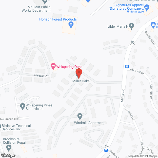 Miller Oaks, Westminster Community in google map