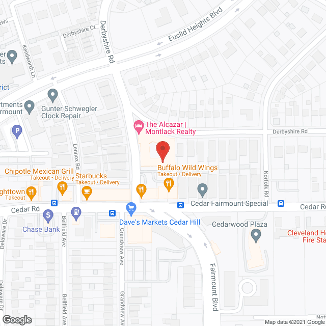 The Alcazar in google map