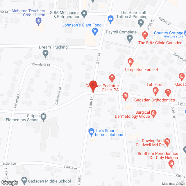 Advanced Home Care in google map