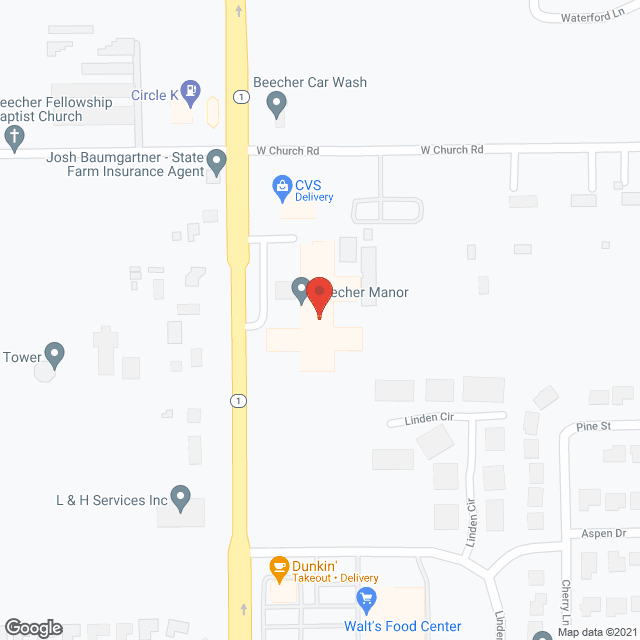 Beecher Manor Nursing & Rehabilitation Center in google map