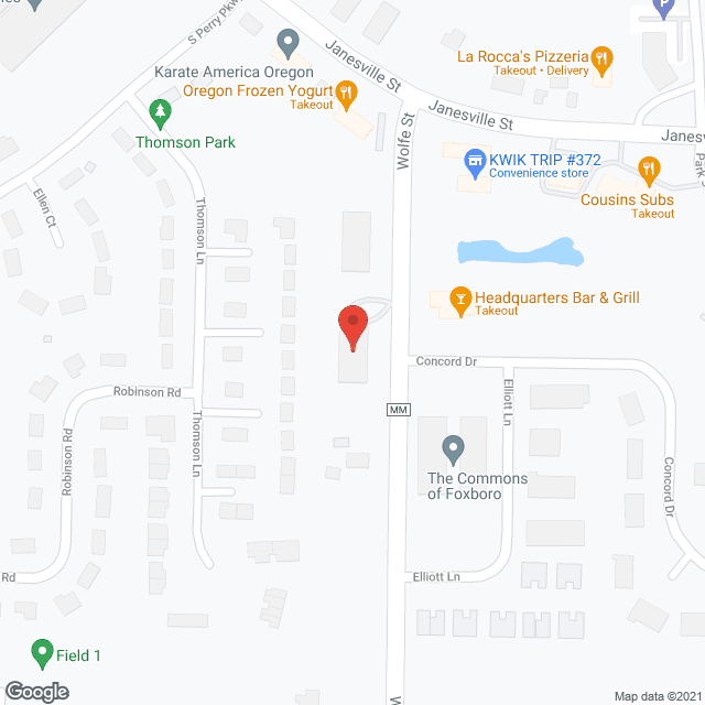 Greenwood Apartments in google map