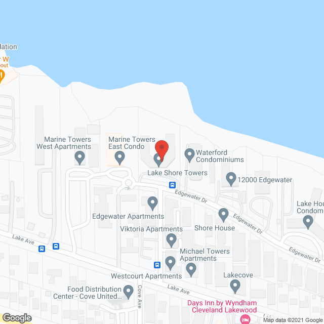 Lake Shore Towers Inc in google map