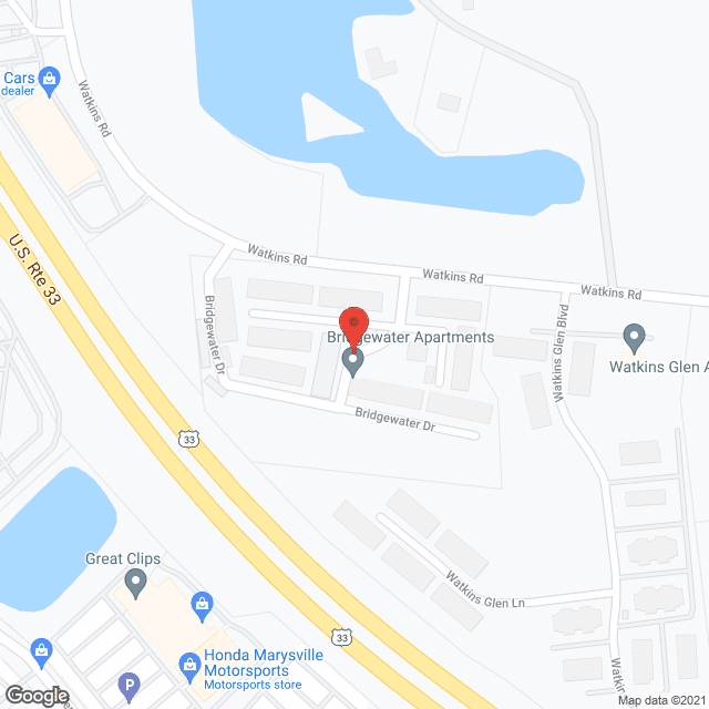 Bridgewater in google map
