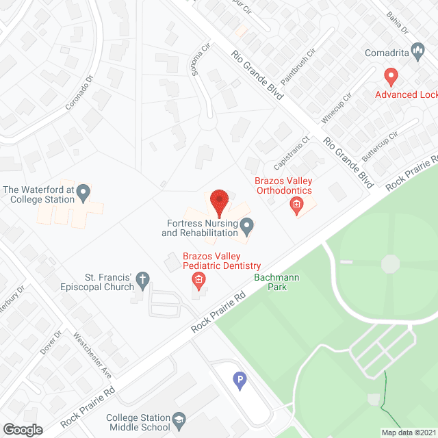 Fortress Health and Rehab in google map