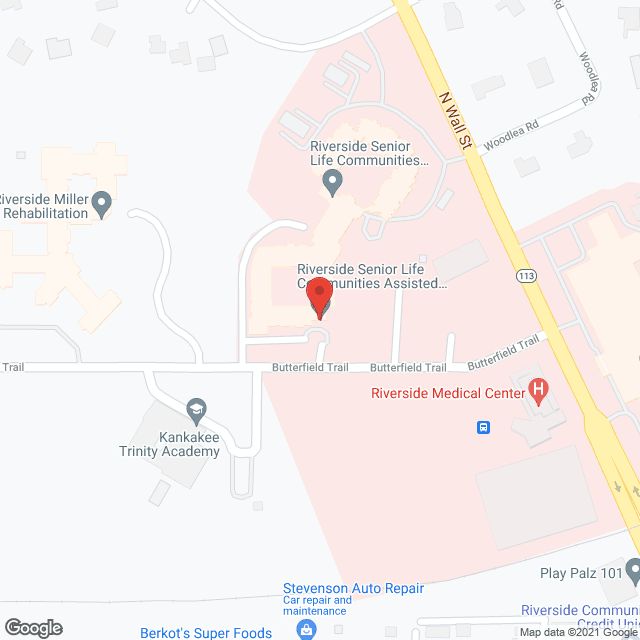 Riverside Senior Life Community in google map