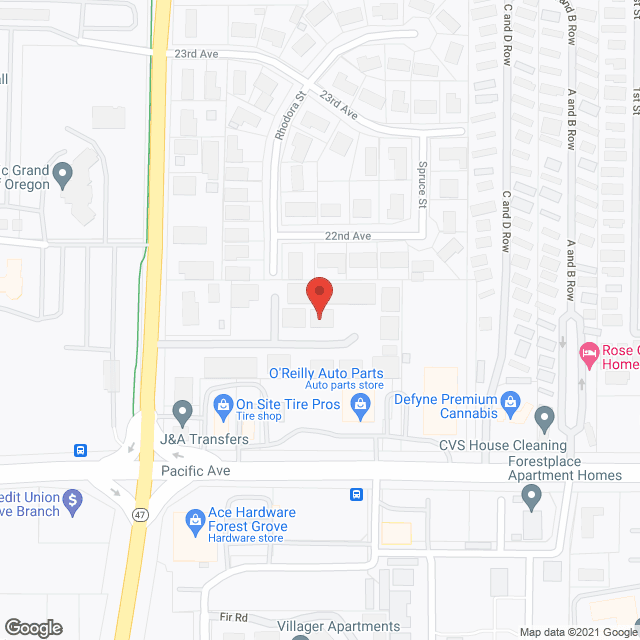 Forest Villa in google map