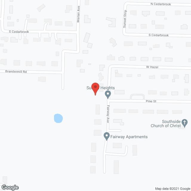 Deerbrook Apartments in google map
