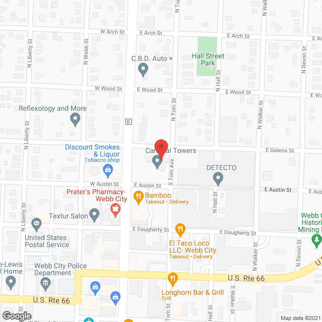 Cardinal Towers in google map