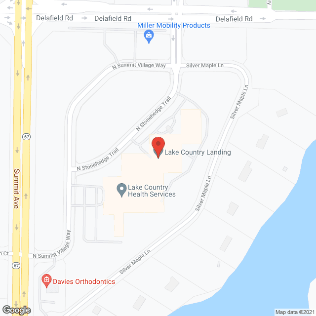 Lake Country Landing in google map